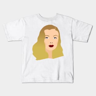 Veronica Lake - Blonde Old Hollywood Actress Kids T-Shirt